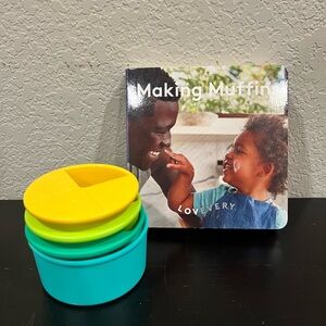 LOVEVERY Stacking Cups and Book Set